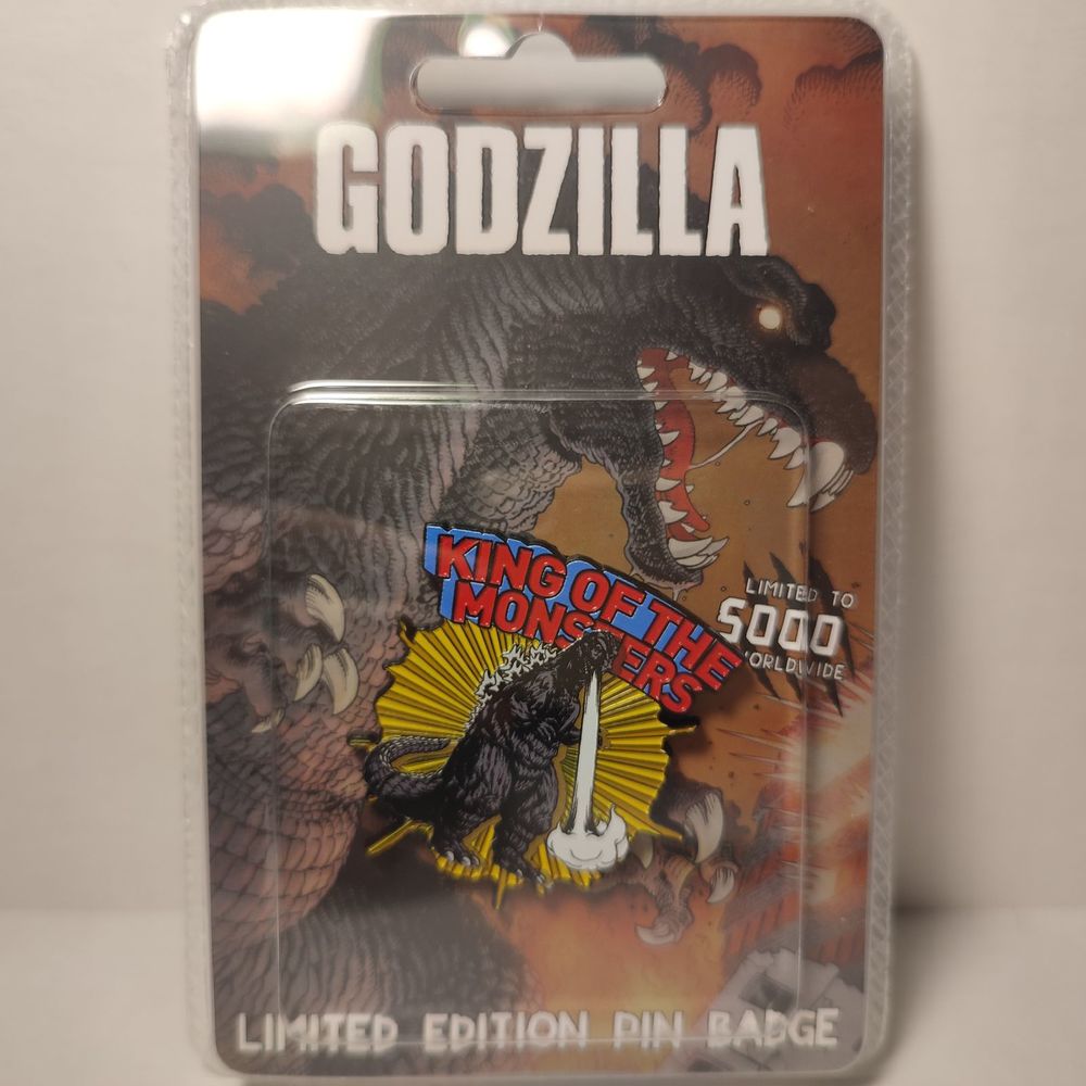 Godzilla King Of The Monsters Limited Edition Enamel Pin Official Collectible